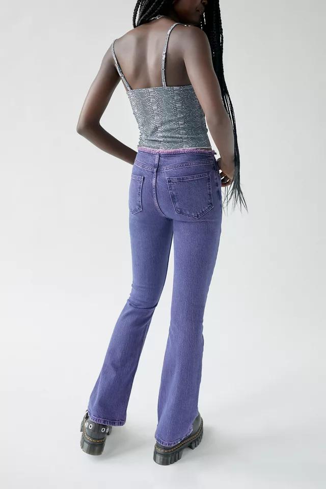 商品BDG|BDG Ultra Low-Rise Flare Jean - Purple Denim,价格¥75,第5张图片详细描述