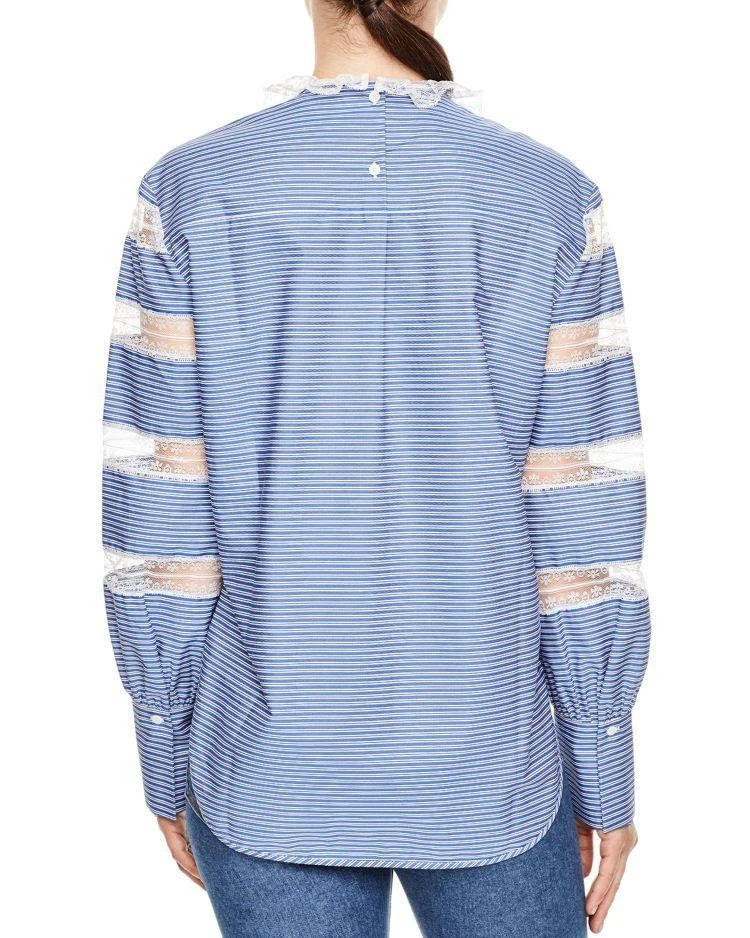 商品Sandro|Marthe Lace Inset Shirt,价格¥1463,第2张图片详细描述