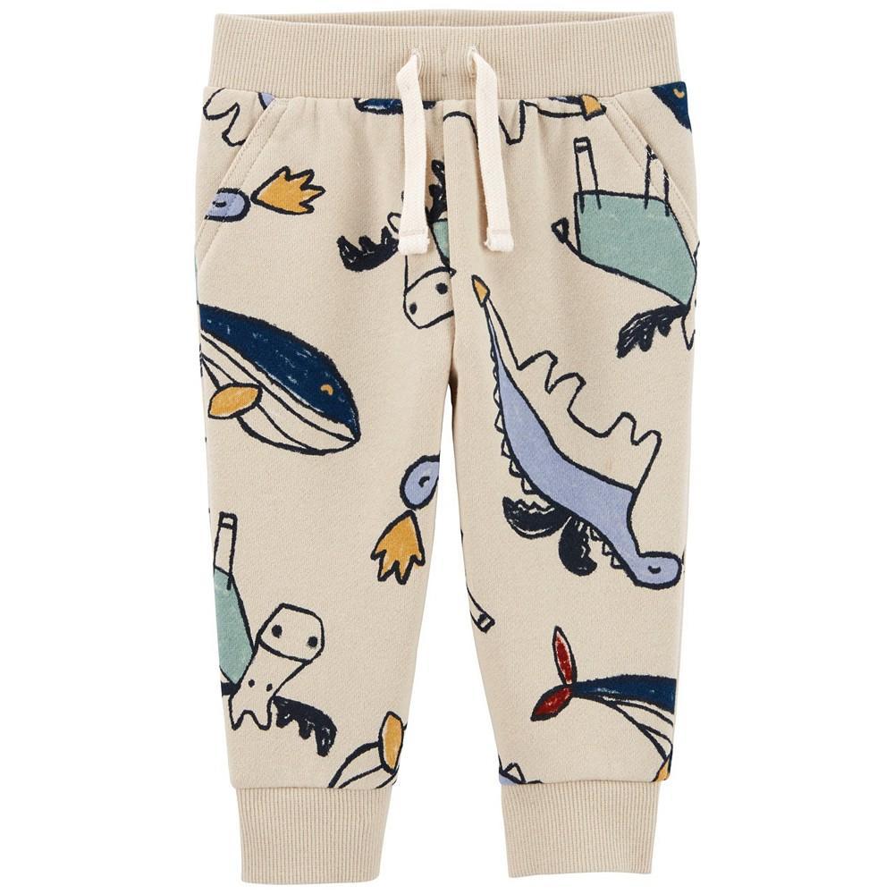 商品Carter's|Baby Boys Animals Pull-On Fleece Pants,价格¥52,第1张图片