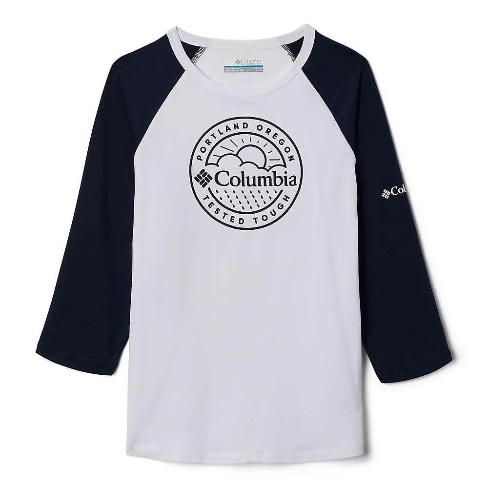 商品Columbia|Columbia Youth Outdoor Elements 3/4 Sleeve Shirt,价格¥150,第1张图片