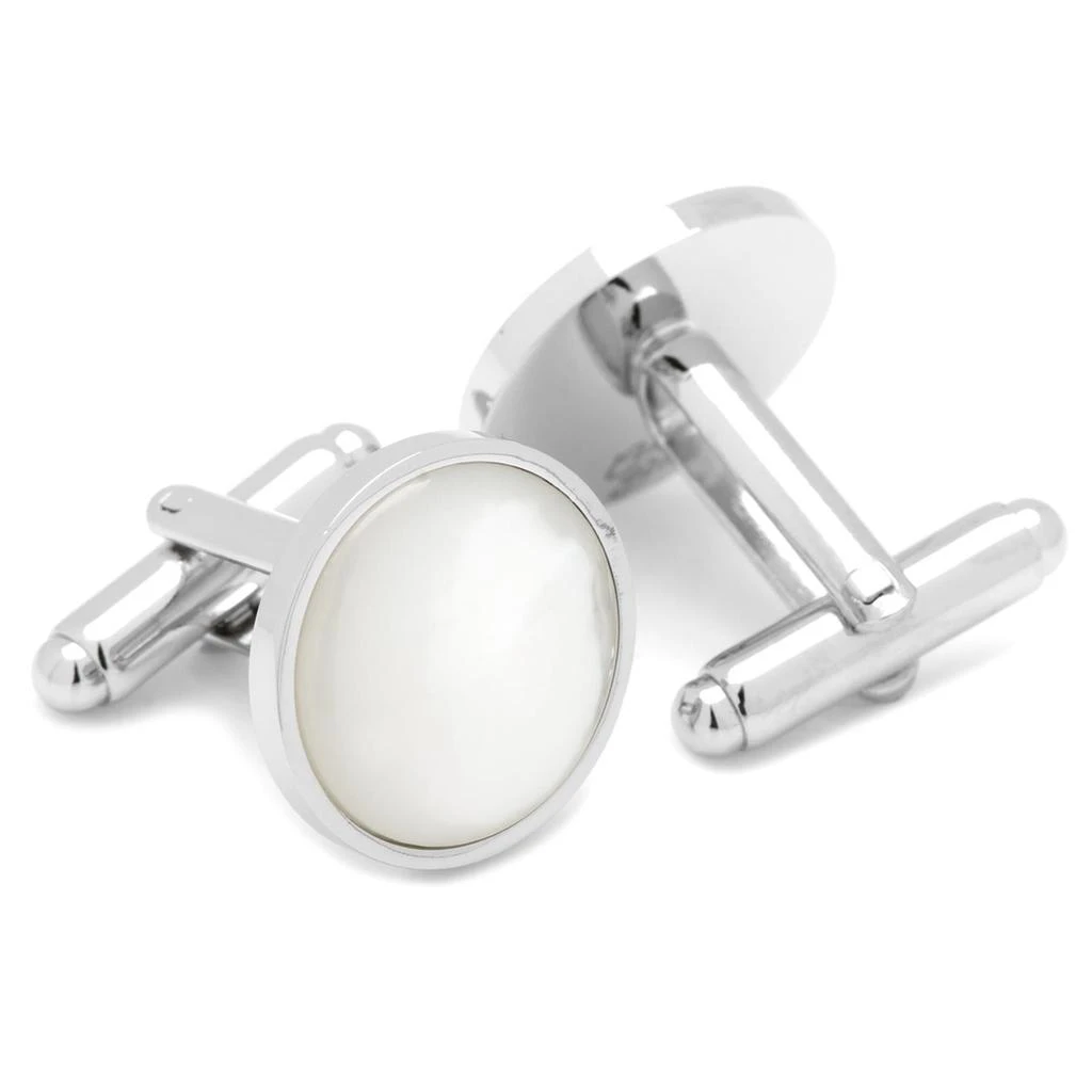 商品Cufflinks Inc.|Silver and Mother of Pearl Cufflinks,价格¥454,第1张图片