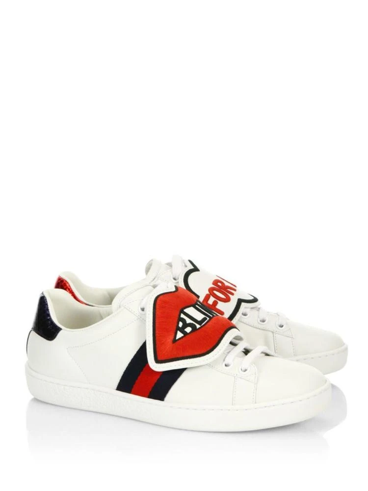 商品Gucci|New Ace Blind For Love Sneakers,价格¥5473,第1张图片