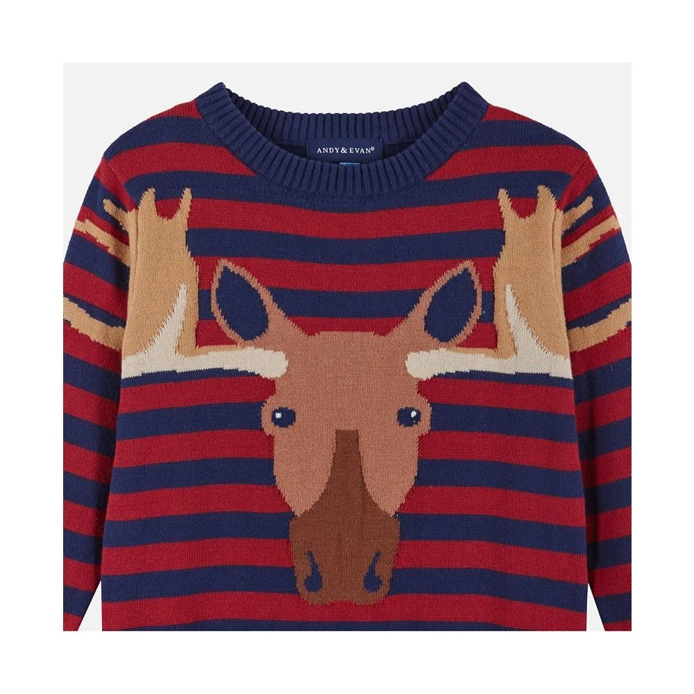 商品Andy & Evan|Toddler/Child Boys Moose Graphic Sweater,价格¥323,第3张图片详细描述