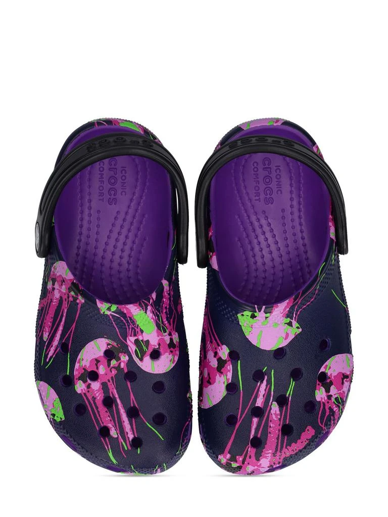 商品Crocs|Jellyfish Print Rubber Crocs,价格¥225,第1张图片详细描述