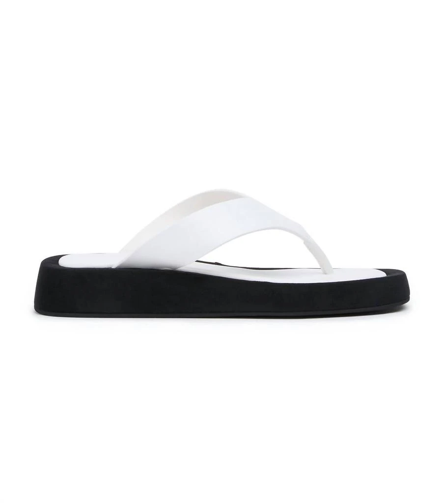 商品Tony Bianco|Women's Ives Thong Sandals In Milk Capretto,价格¥672,第1张图片