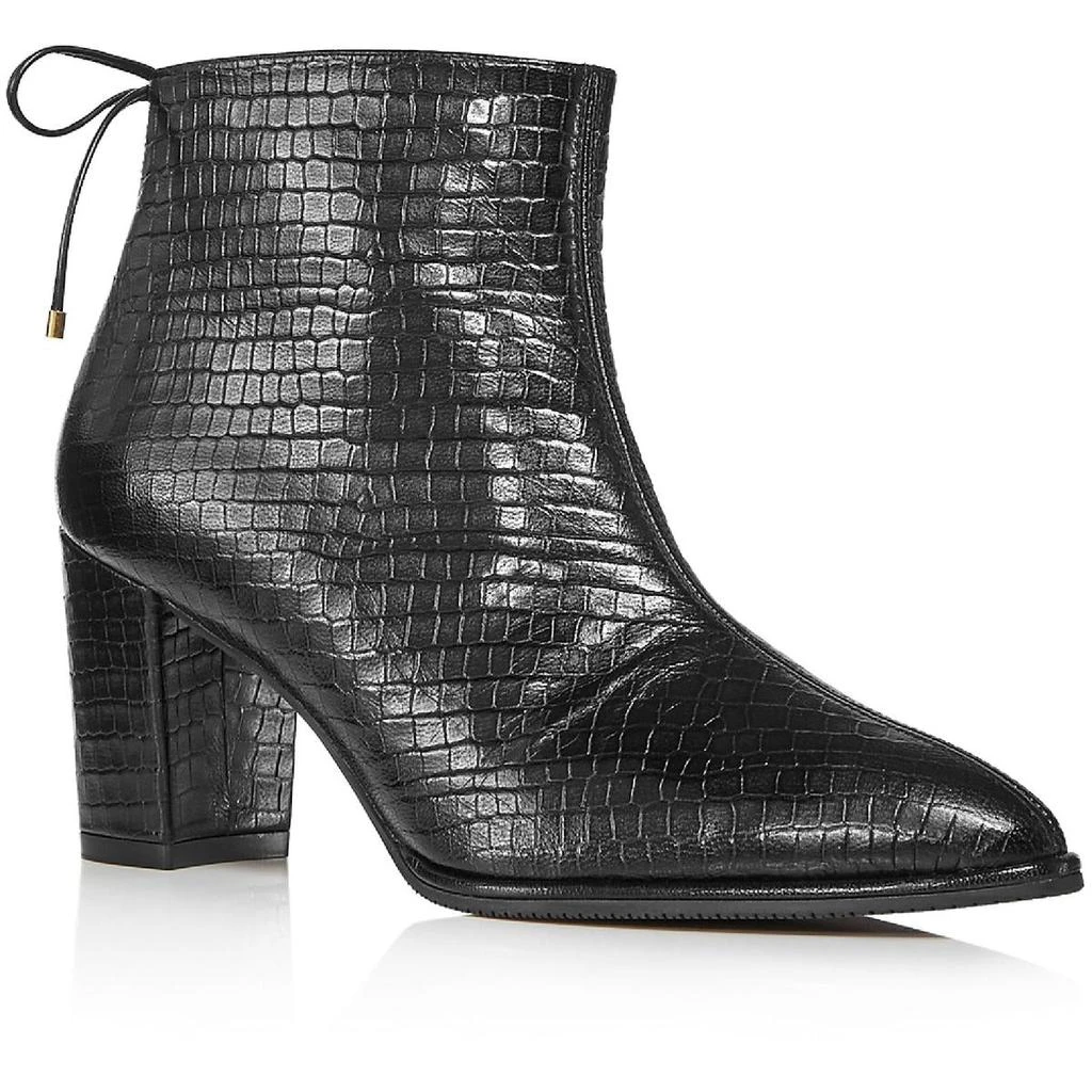 商品Stuart Weitzman|Stuart Weitzman Womens Gardiner Pointed Toe Block Heel Booties,价格¥927,第2张图片详细描述