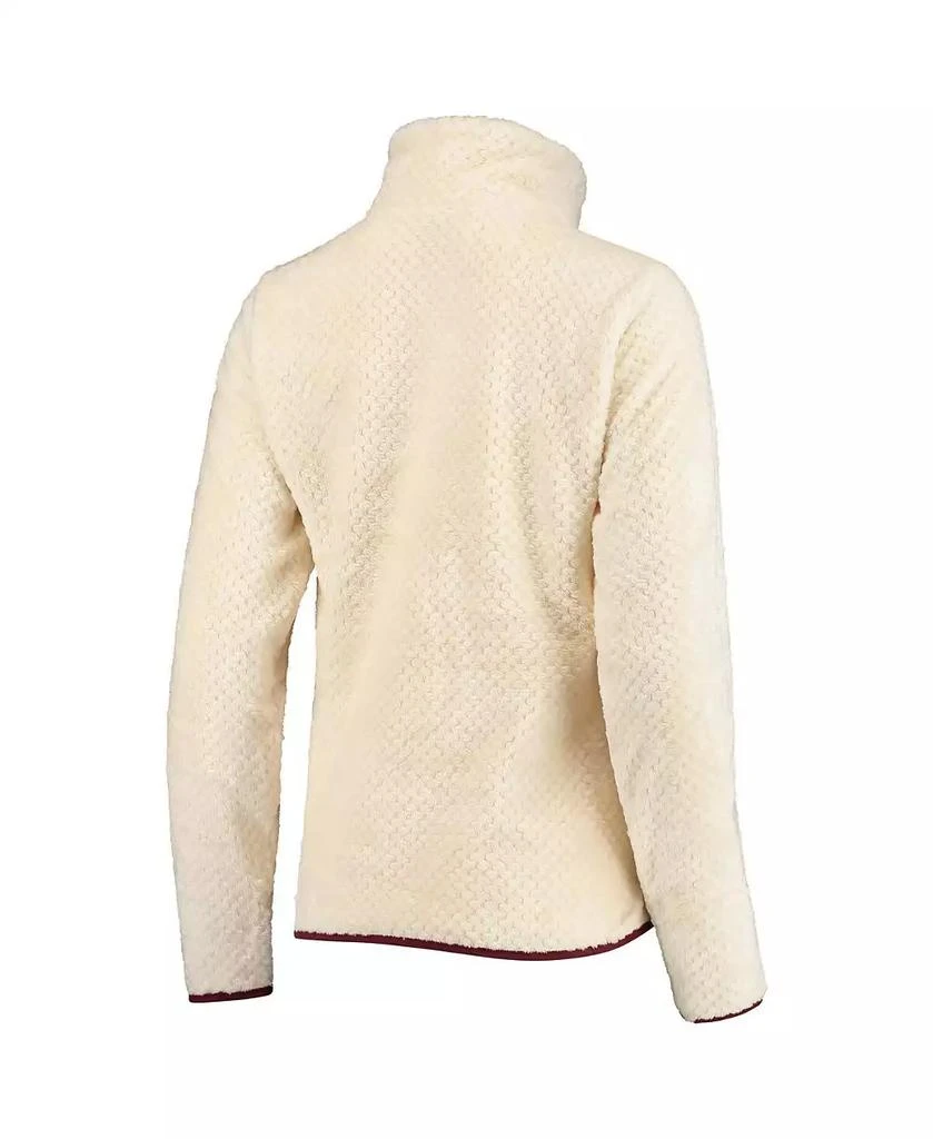 商品Columbia|Women's Cream Virginia Tech Hokies Fireside II Sherpa Full-Zip Jacket,价格¥517,第3张图片详细描述