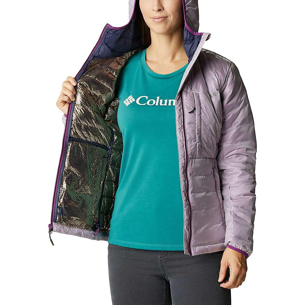 商品Columbia|Women's Infinity Summit Double Wall Down Hooded Jacket,价格¥954,第4张图片详细描述