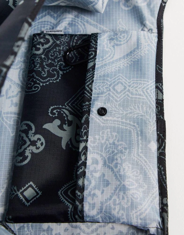 商品Carhartt|Carhartt WIP verse paisley print shopper bag in black,价格¥272,第2张图片详细描述