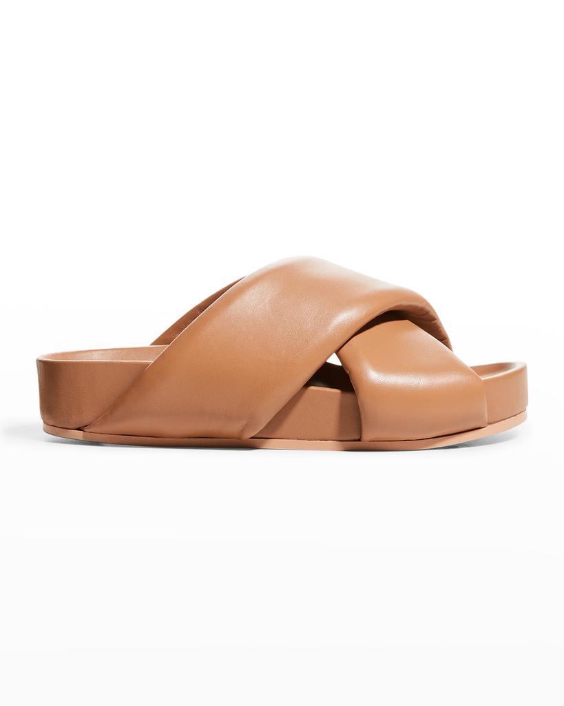商品Jil Sander|Puffy Napa Slide Sandals,价格¥4295,第1张图片