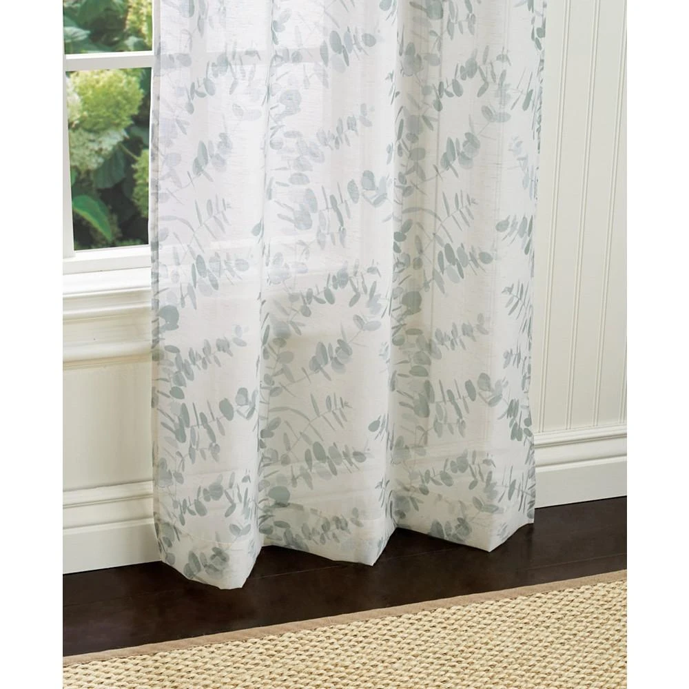 Eucalyptus Poletop Curtain Panel, 95", Created For Macy's 商品