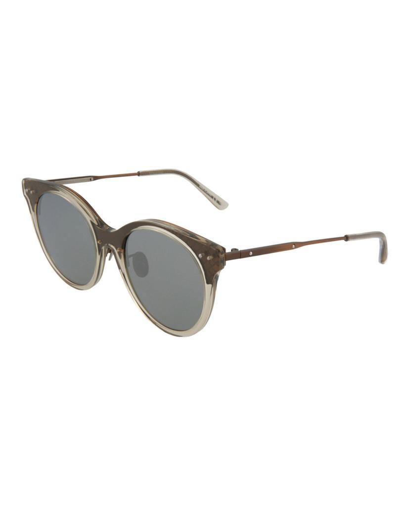 商品Bottega Veneta|Round-Frame Acetate Sunglasses,价格¥884,第4张图片详细描述