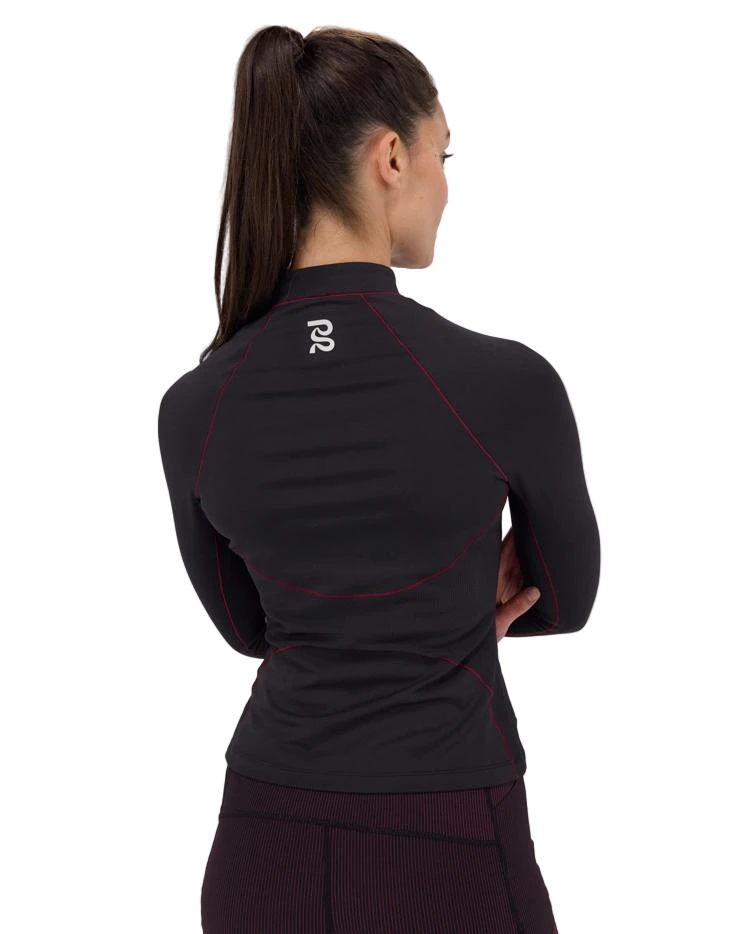 商品Bandit Running|Stamina™ Corset 2-Way Zip Jacket - Black / Fig,价格¥952,第4张图片详细描述