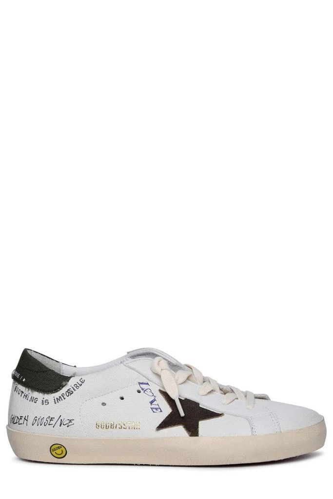 商品Golden Goose|Golden Goose Kids Super Star Slogan-Printed Low-Top Sneakers,价格¥1354,第1张图片