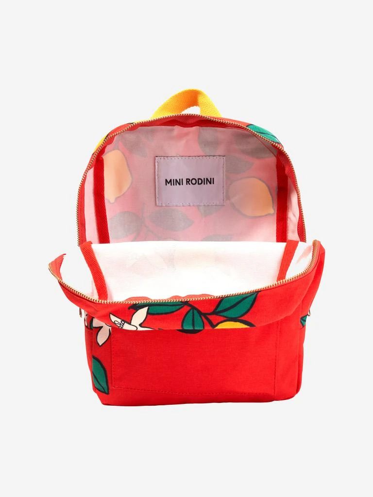 商品Mini Rodini|Girls Lemons Backpack in Red,价格¥320,第5张图片详细描述