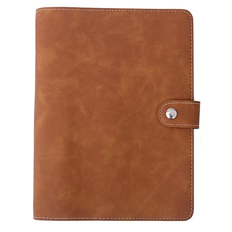 商品Multitasky|Vegan Leather Organizational Notebook A5 with Sticky Note Ruler,价格¥236,第2张图片详细描述