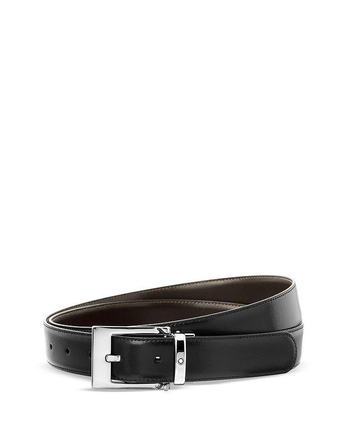 商品MontBlanc|Men's Rectangular Shiny Wave Belt,价格¥2581,第1张图片