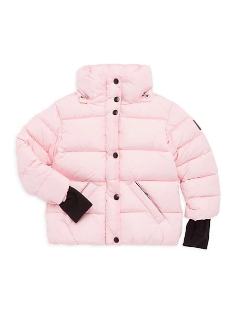 Little Girl's Matte Annabelle Puffer Jacket商品第3张图片规格展示