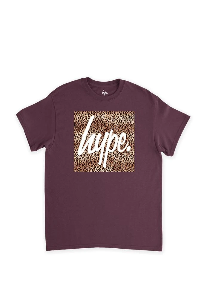 商品HYPE KIDS|HYPE KIDS LEOPARD SQUARE SCRIPT T-SHIRT,价格¥186,第2张图片详细描述