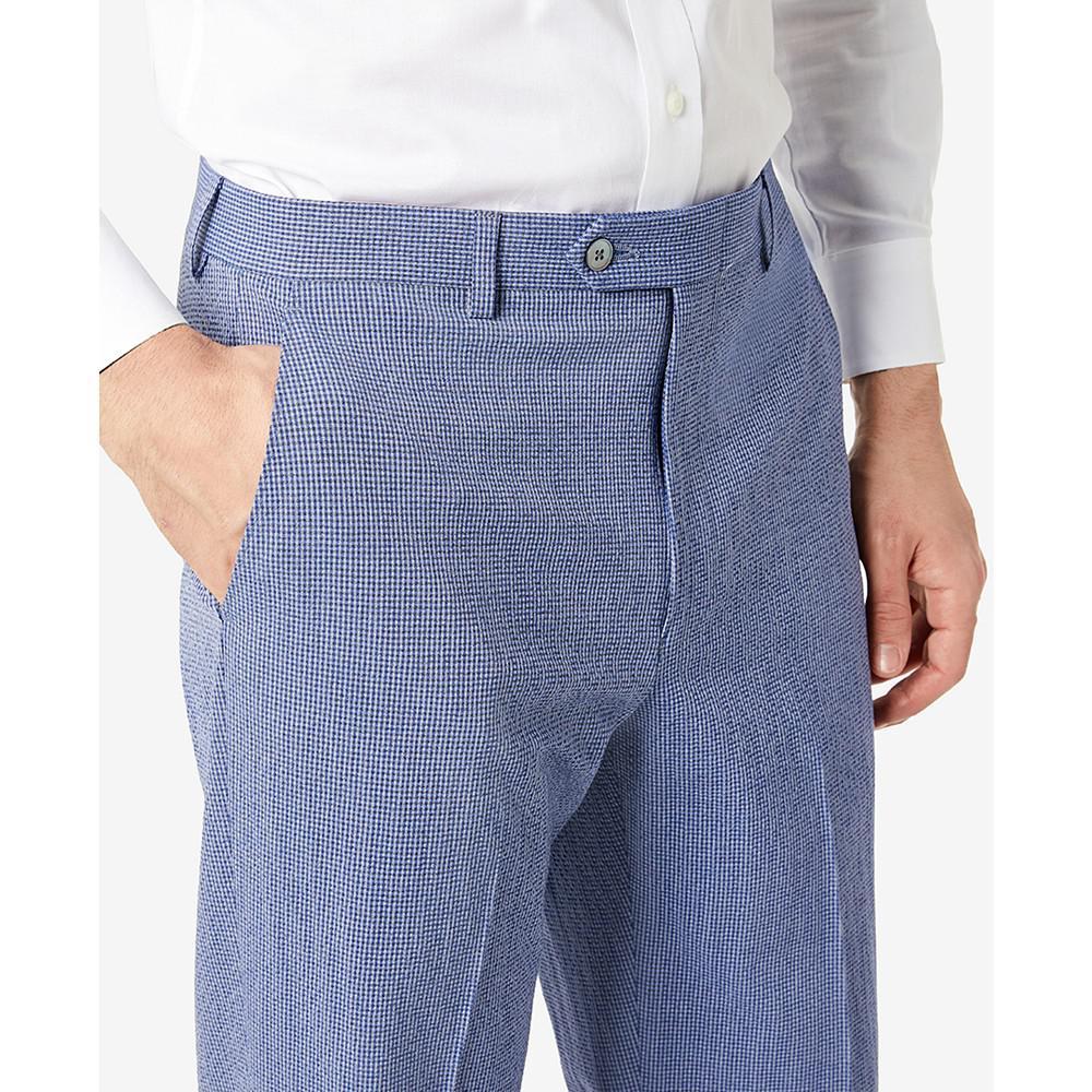 商品Ralph Lauren|Men's Classic-Fit Seersucker Check Suit Separate Pants,价格¥221,第6张图片详细描述