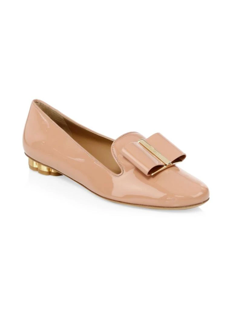商品Salvatore Ferragamo|Sarino Leather Flats,价格¥4420,第2张图片详细描述