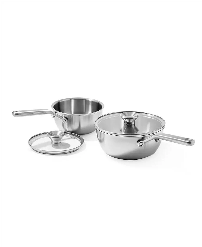 商品OXO|Mira Tri-Ply Stainless Steel 2 Piece Covered Chef's Pan Set,价格¥2062,第1张图片