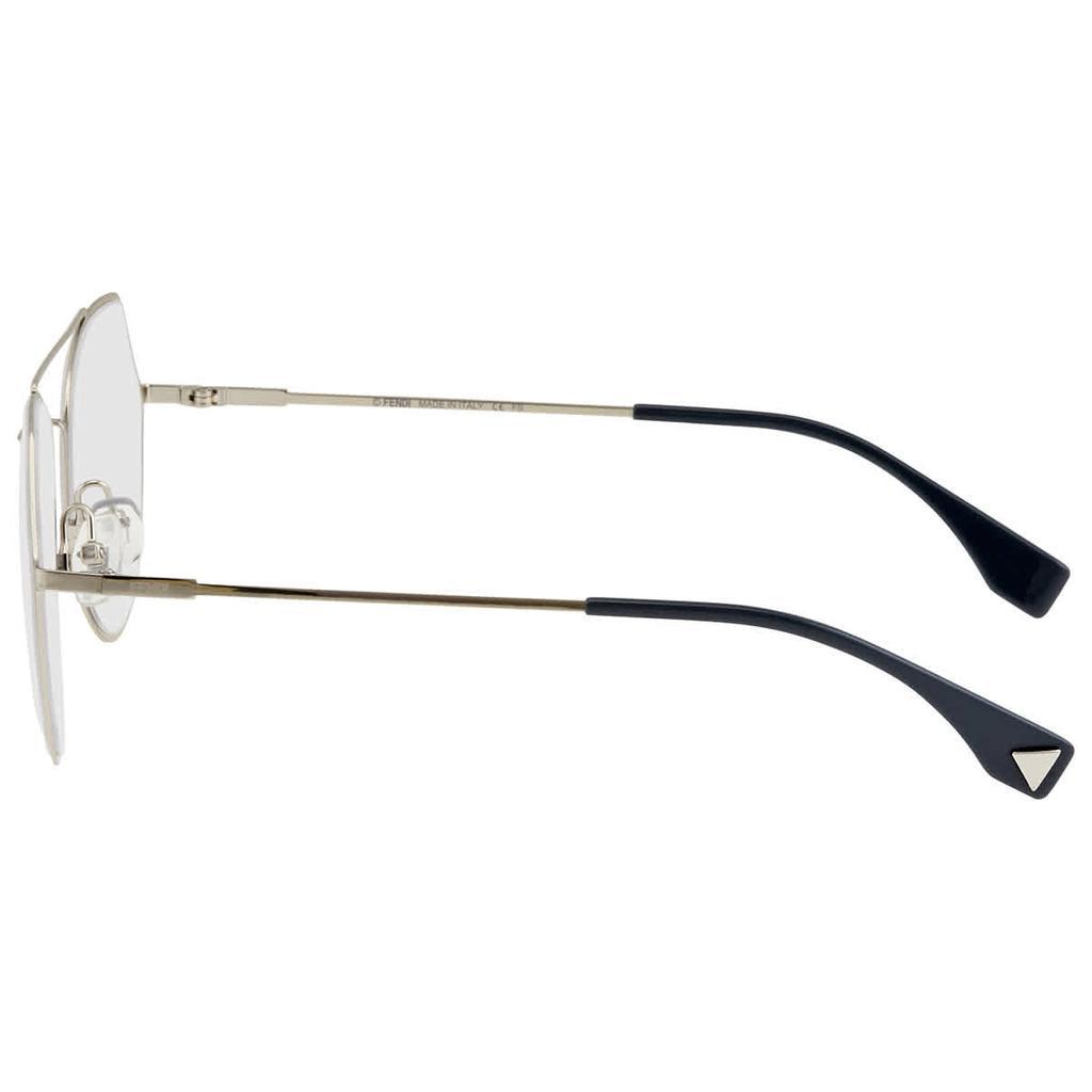 商品Fendi|Fendi Demo Geometric Ladies Eyeglasses FF 0329 03YG 53,价格¥582,第5张图片详细描述