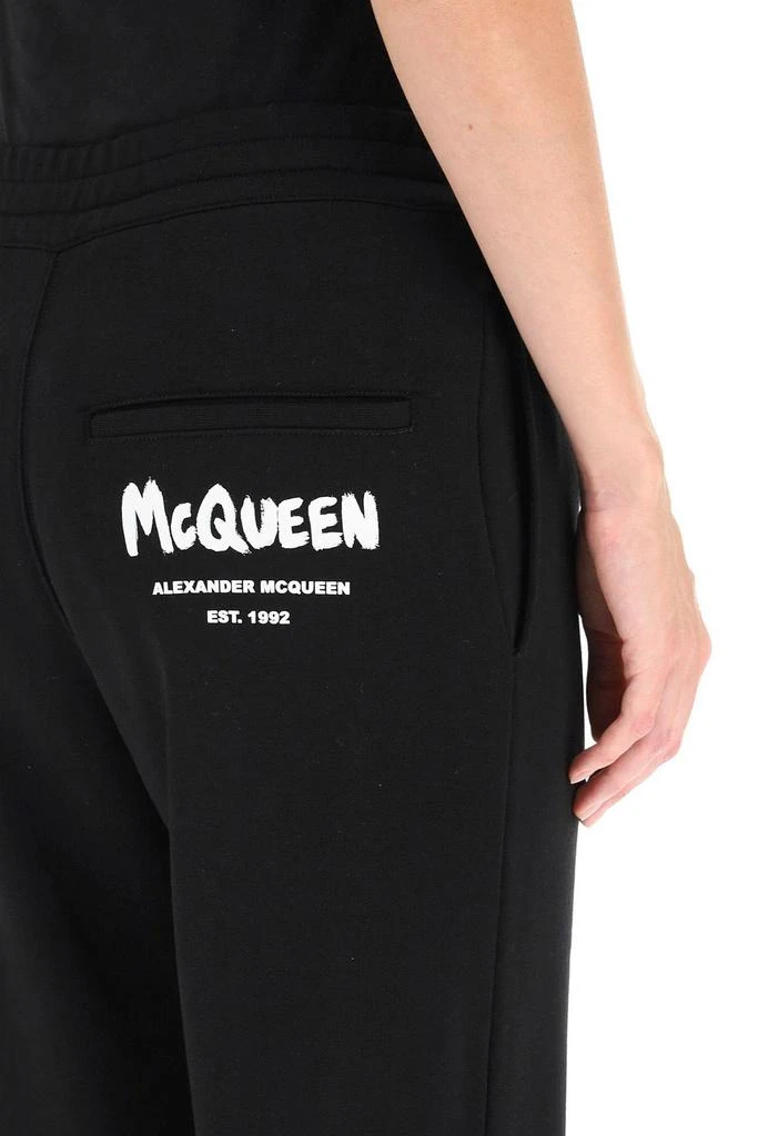 商品Alexander McQueen|GRAFFITI LOGO JOGGERS,价格¥1184,第5张图片详细描述