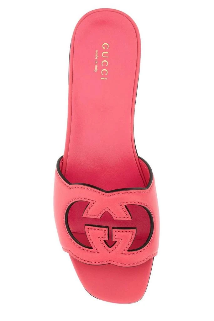 商品Gucci|Gucci GG Logo Carved Slip-On Sandals,价格¥3209,第3张图片详细描述