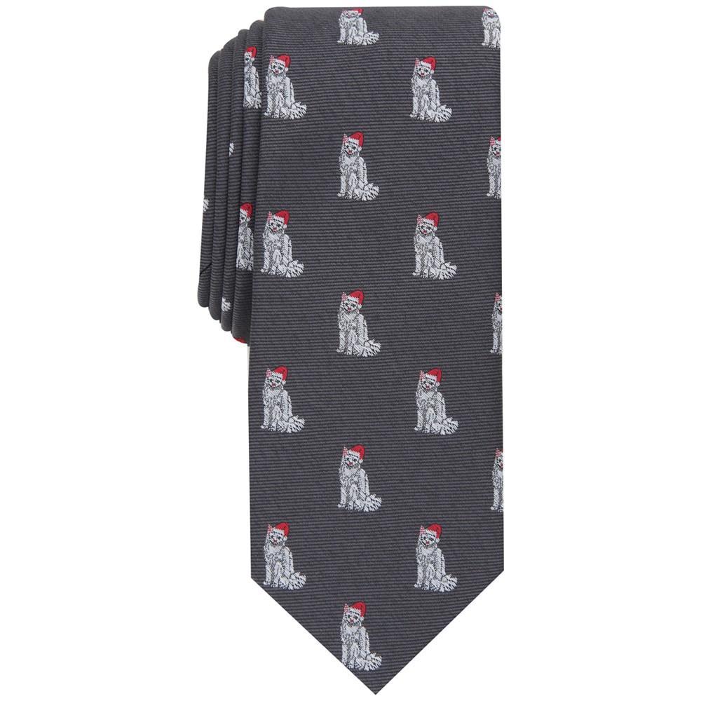 商品Bar III|Men's Holiday Kitty Tie, Created for Macy's,价格¥406,第1张图片