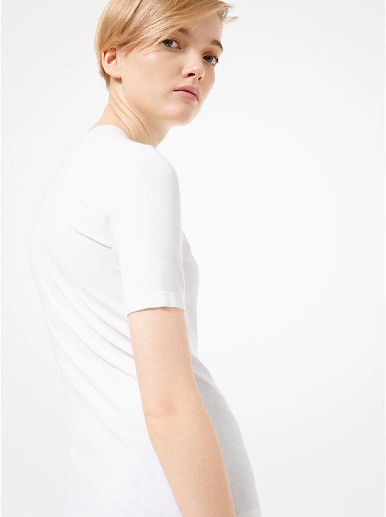 商品Michael Kors|Stretch-Viscose T-Shirt,价格¥3713,第2张图片详细描述