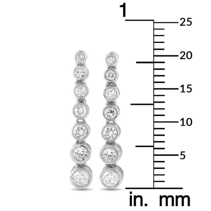 商品LB Exclusive|14K White Gold 0.50ct Diamond Drop Earrings,价格¥5124,第3张图片详细描述