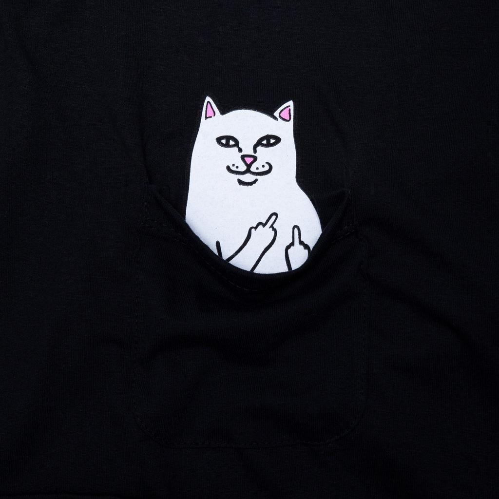 商品RIPNDIP|Lord Nermal Pocket L/S (Black)　T恤,价格¥281,第4张图片详细描述