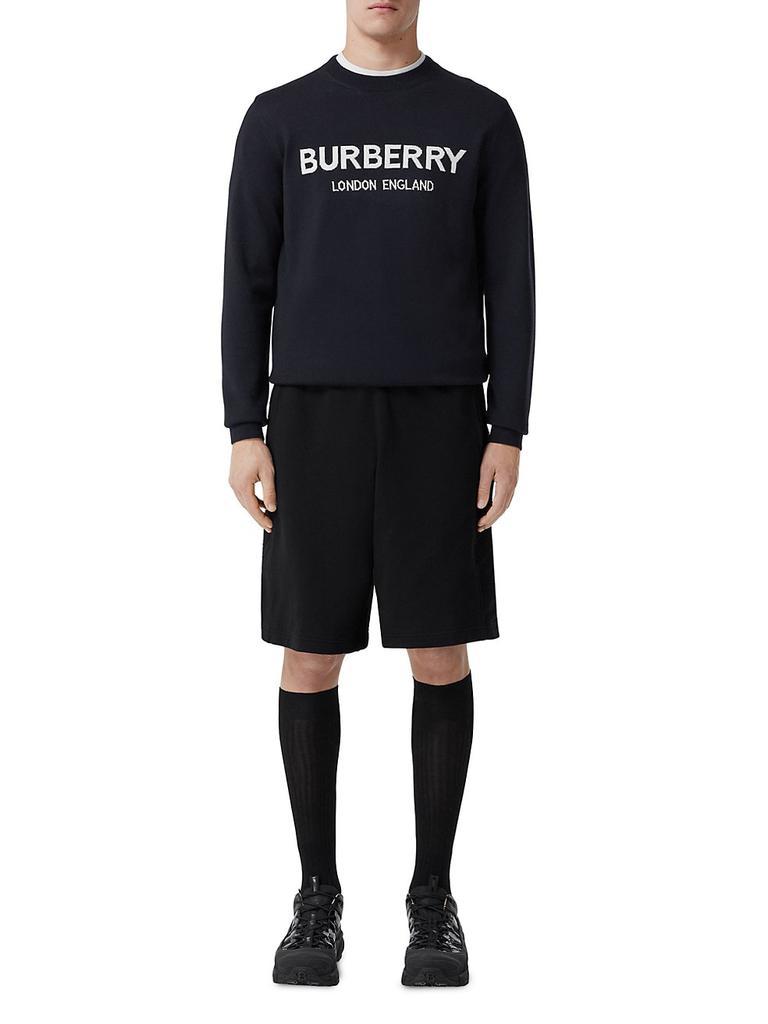 商品Burberry|Fennell Logo Long-Sleeve Sweater,价格¥7621,第4张图片详细描述