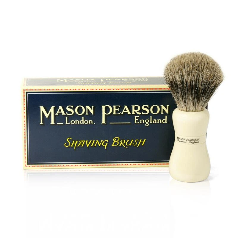 商品Mason Pearson|MasonPearson 梅森皮尔森 优质獾毛专业剃须清洁刷刮胡刷,价格¥1212,第2张图片详细描述