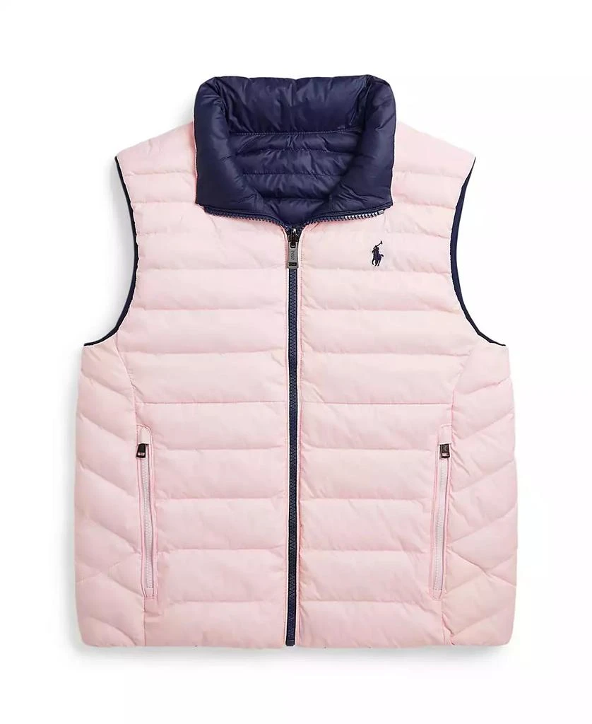 商品Ralph Lauren|Kid's Unisex P-Layer 2 Reversible Quilted Vest Jacket,价格¥395,第1张图片