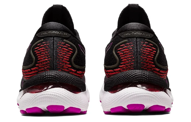 商品[国内直发] Asics|GEL-Nimbus 24 舒适简约减震 低帮 休闲跑步鞋 女款 黑紫,价格¥1198,第6张图片详细描述