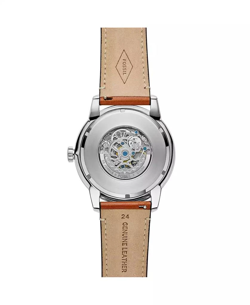 商品Fossil|Men's Townsman Brown Leather Strap Watch 48mm,价格¥1864,第3张图片详细描述