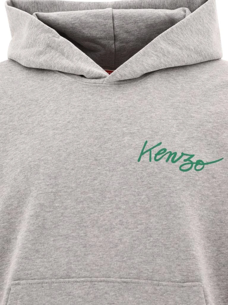 商品Kenzo|Kenzo Graphic Printed Long Sleeved Hoodie,价格¥1570,第3张图片详细描述