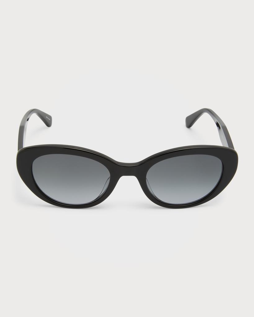 商品Kate Spade|crystals oval eco-acetate sunglasses,价格¥1042,第5张图片详细描述