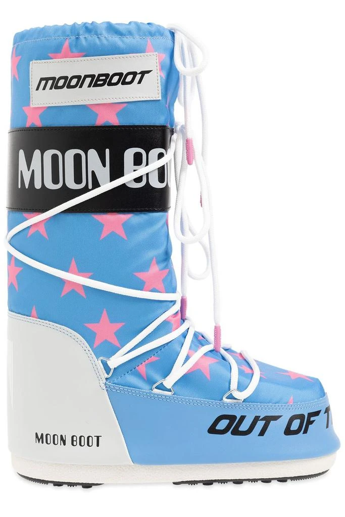 商品Moon Boot|Moon Boot Icon Retrobiker Lace-Up Snow Boots,价格¥1521,第1张图片