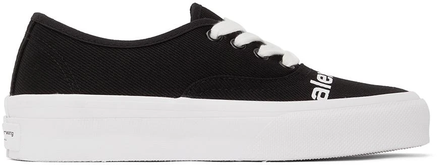 商品Alexander Wang|Black Dropout Logo Sneakers,价格¥1109,第1张图片