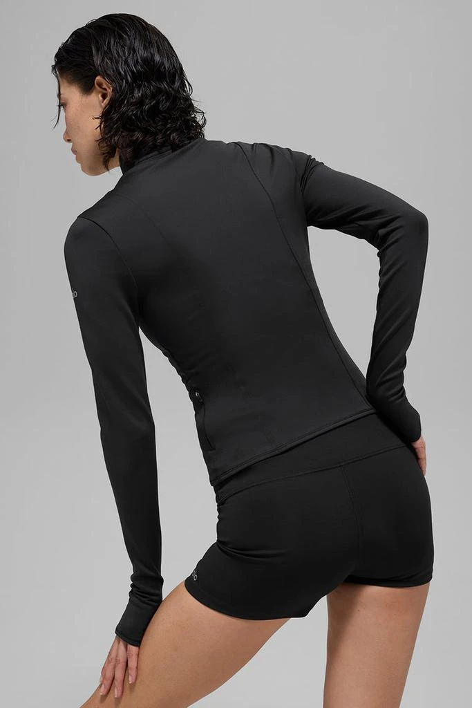 商品Alo|Airlift Winter Warm Radiant Full-Zip Jacket - Black,价格¥1124,第3张图片详细描述