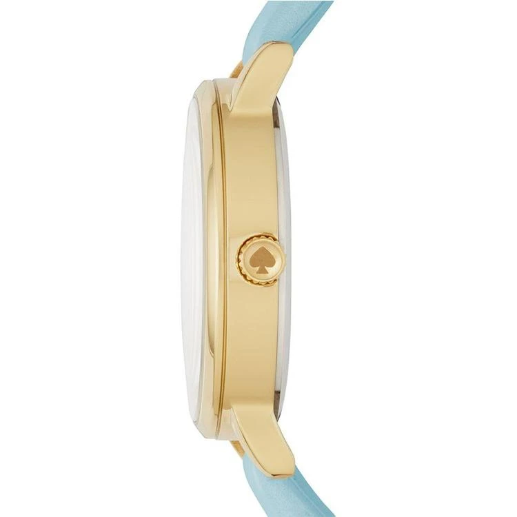 商品Kate Spade|Women's Metro Blue Leather Strap Watch 34mm KSW1318,价格¥737,第3张图片详细描述