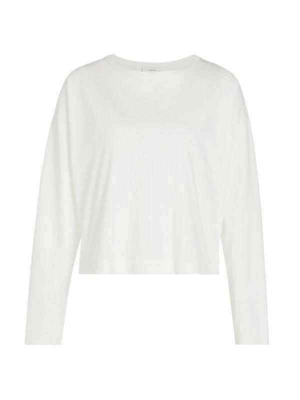 商品Vince|Cropped Long Sleeve T Shirt,价格¥474,第5张图片详细描述