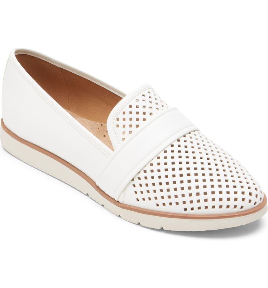 Stacie Perforated Leather Loafer商品第1张图片规格展示