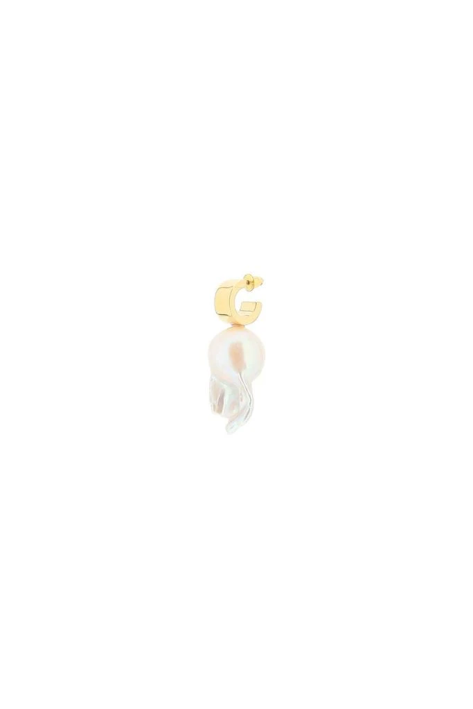 商品Simone Rocha|BAROQUE PEARL HOOP EARRINGS,价格¥1017,第3张图片详细描述