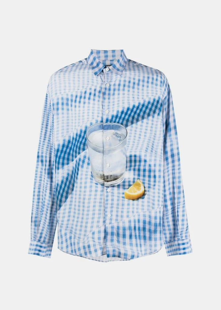 商品Jacquemus|Jacquemus Blue 'La Chemise Simon' Shirt,价格¥1421,第1张图片