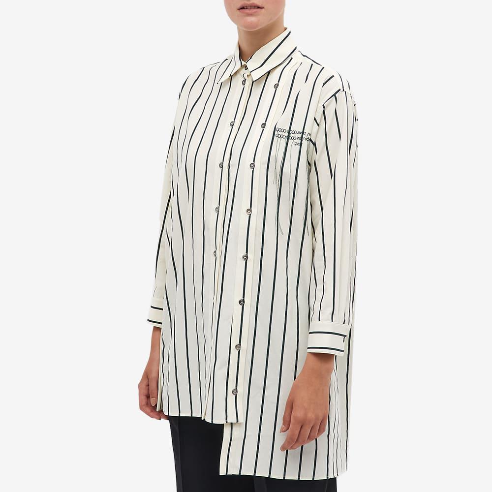 rokh Slash Oversized Shirt With Stripes商品第3张图片规格展示