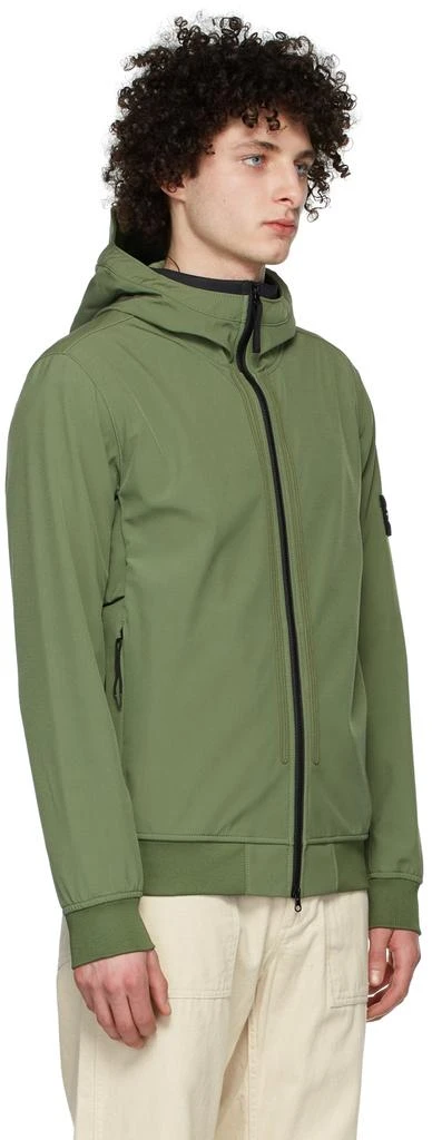 商品Stone Island|Green Soft Shell Jacket,价格¥3031,第2张图片详细描述